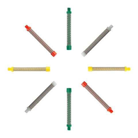 Overview image of the Titan threaded spray gun filters