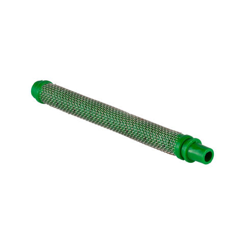 Top insert image of the Titan coarse mesh green unthreaded spray gun filter