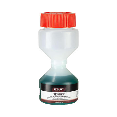 Front image of the Titan 7 ounce tip clean bottle