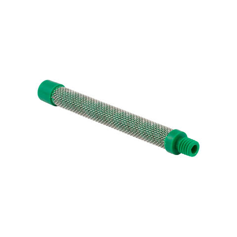 Titan Threaded Coarse Mesh Green Spray Gun Filter Top insert image of the Titan coarse mesh green threaded spray gun filter