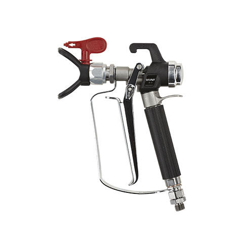 Overview image of the Titan S-3 4-finger airless spray gun with tip