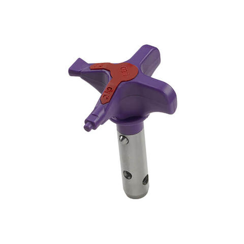 Image of the Titan TR2 Purple 4 to 6 inch .008 plus 10 to 12 inch .010 2-in-1 fine finishing spray tip