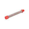 Bottom image of the Titan extra fine mesh red threaded spray gun filter