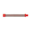 Side image of the Titan extra fine mesh red threaded spray gun filter