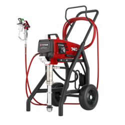 Overview of the Titan Impact 740 High Rider portable paint sprayer