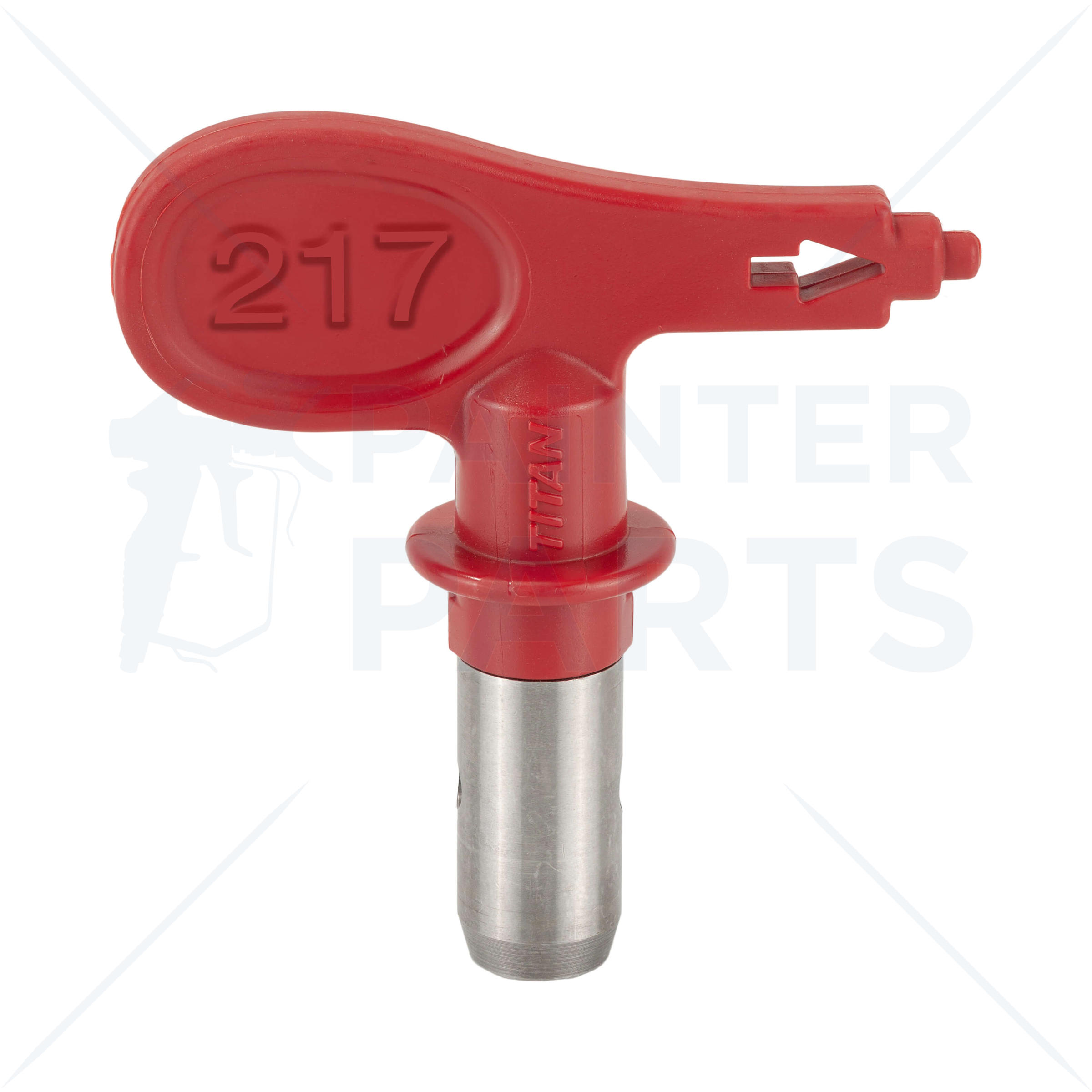 tintan0601です Titan TR1 Red Reversible Spray Tip 4-6 inch Fan .017 Orifice - 695