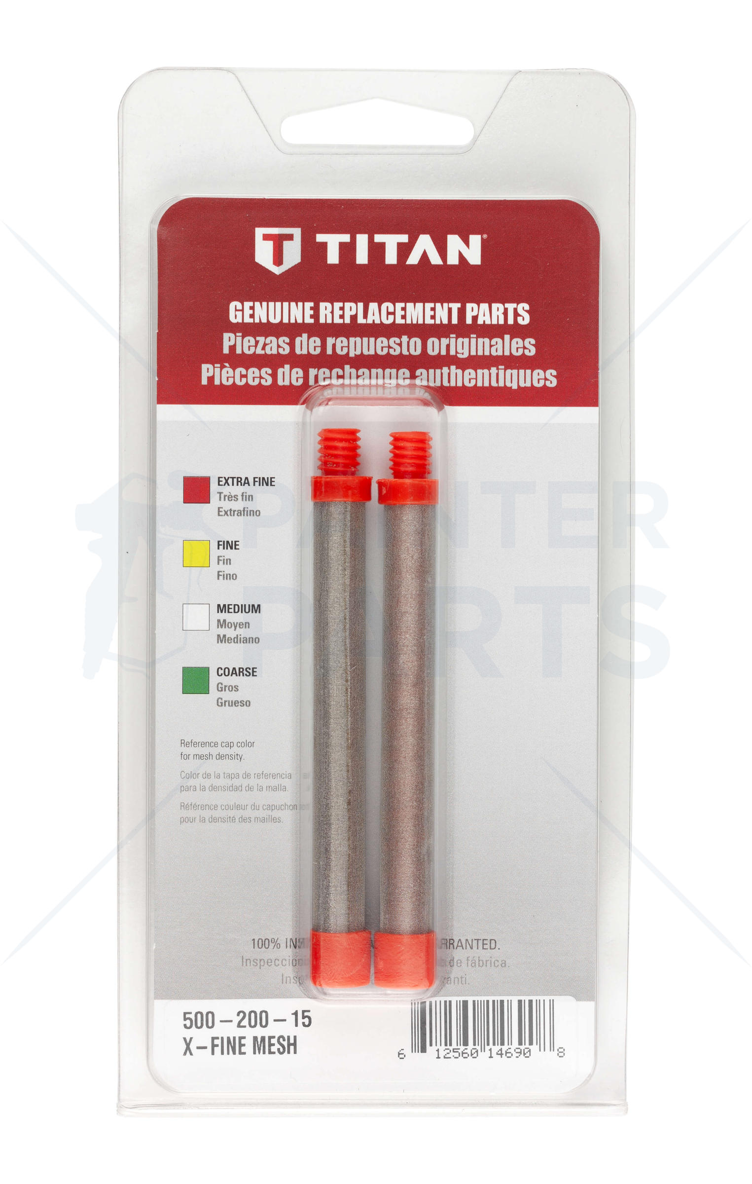 Shop Titan Spray Gun Threaded Extra Fine Mesh Red Filter (Retail Package) 50020015 Painter