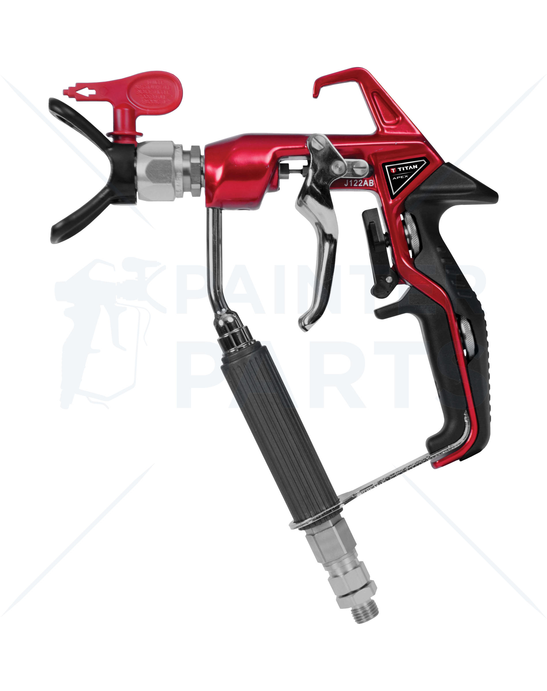 Pressure paint spray shop gun